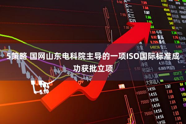 5策略 国网山东电科院主导的一项ISO国际标准成功获批立项
